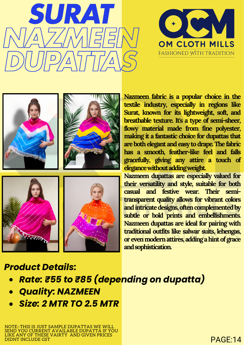 Recovered Surat Nazmeen dupatta catalogue page